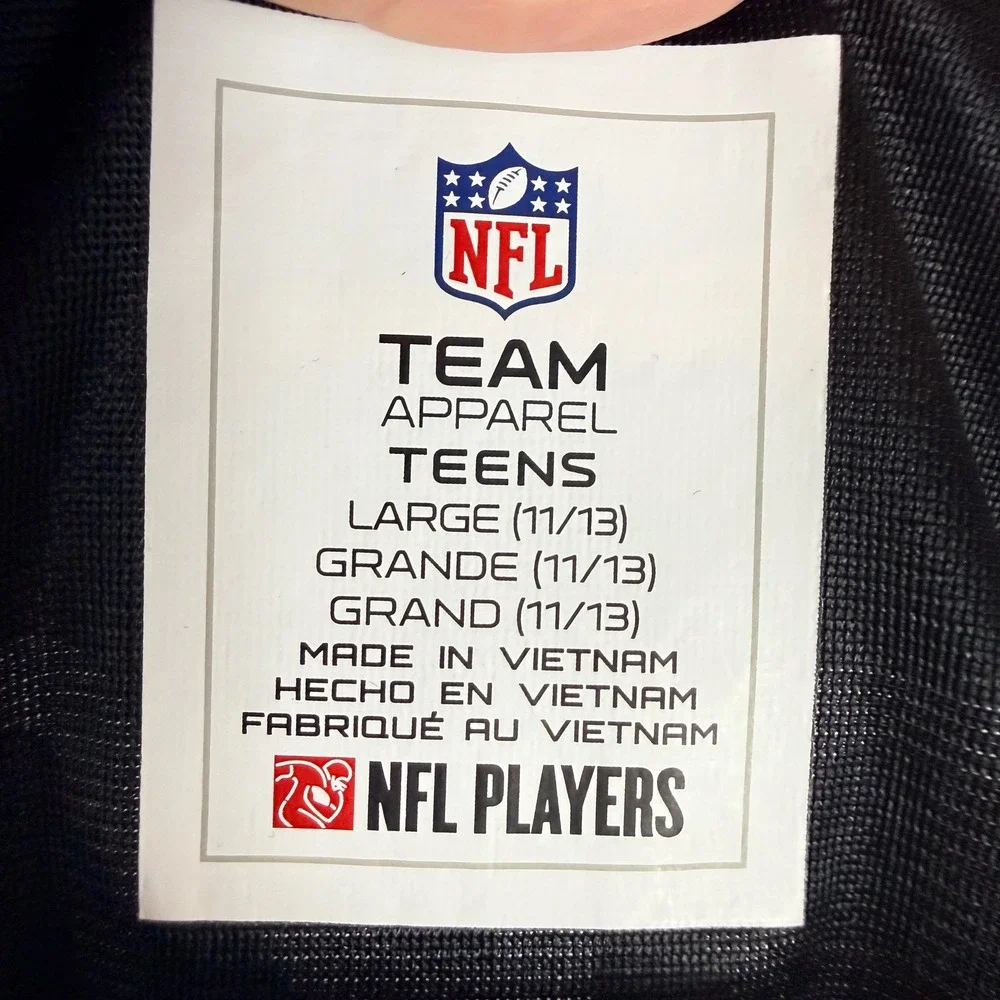 NFL Team Apparel Cincinnati Bengals Joe Burrow 9 Jersey Teens Large‎ Black NEW